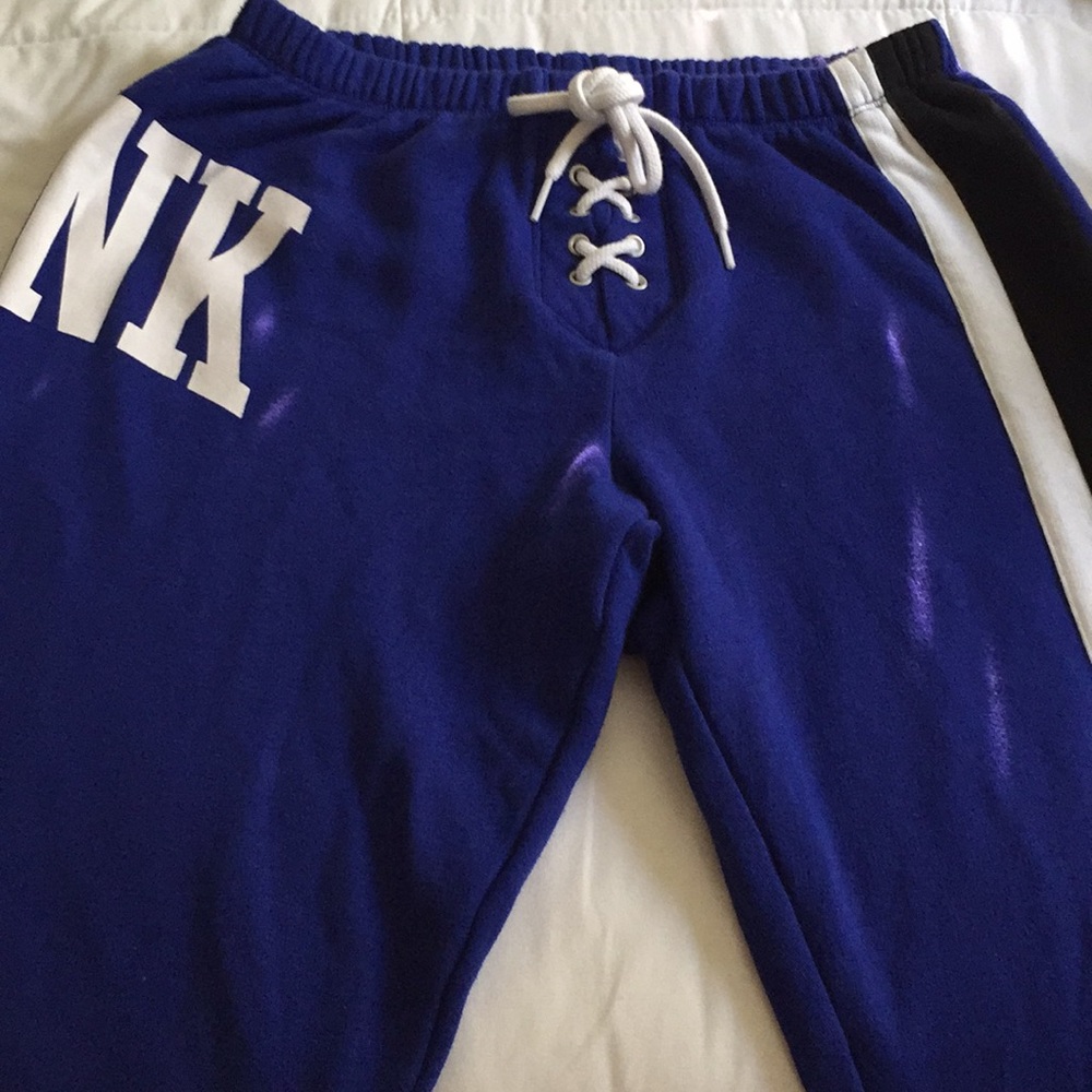 Victoria Secret Pink Blue Joggers